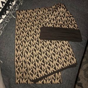 Michael Kors hat and scarf set